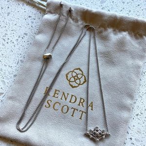 Kendra Scott Riley Pendant Necklace Silver